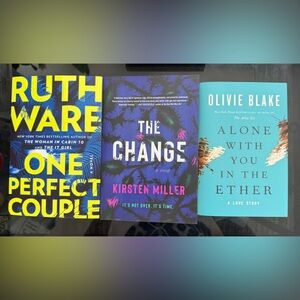 4 books for 10$ The Change, One perfect couple and Alone with you